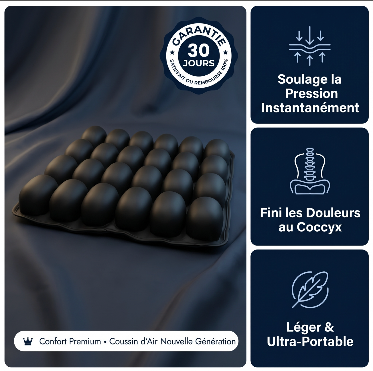Coussin de Voyage Aironest — Confort Anti-Douleur